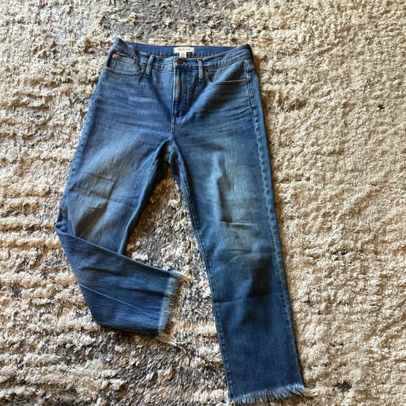Madewell The Perfect Vintage Jean Blue Medium Wash Denim Women’s Size 30 - Picture 1 of 8